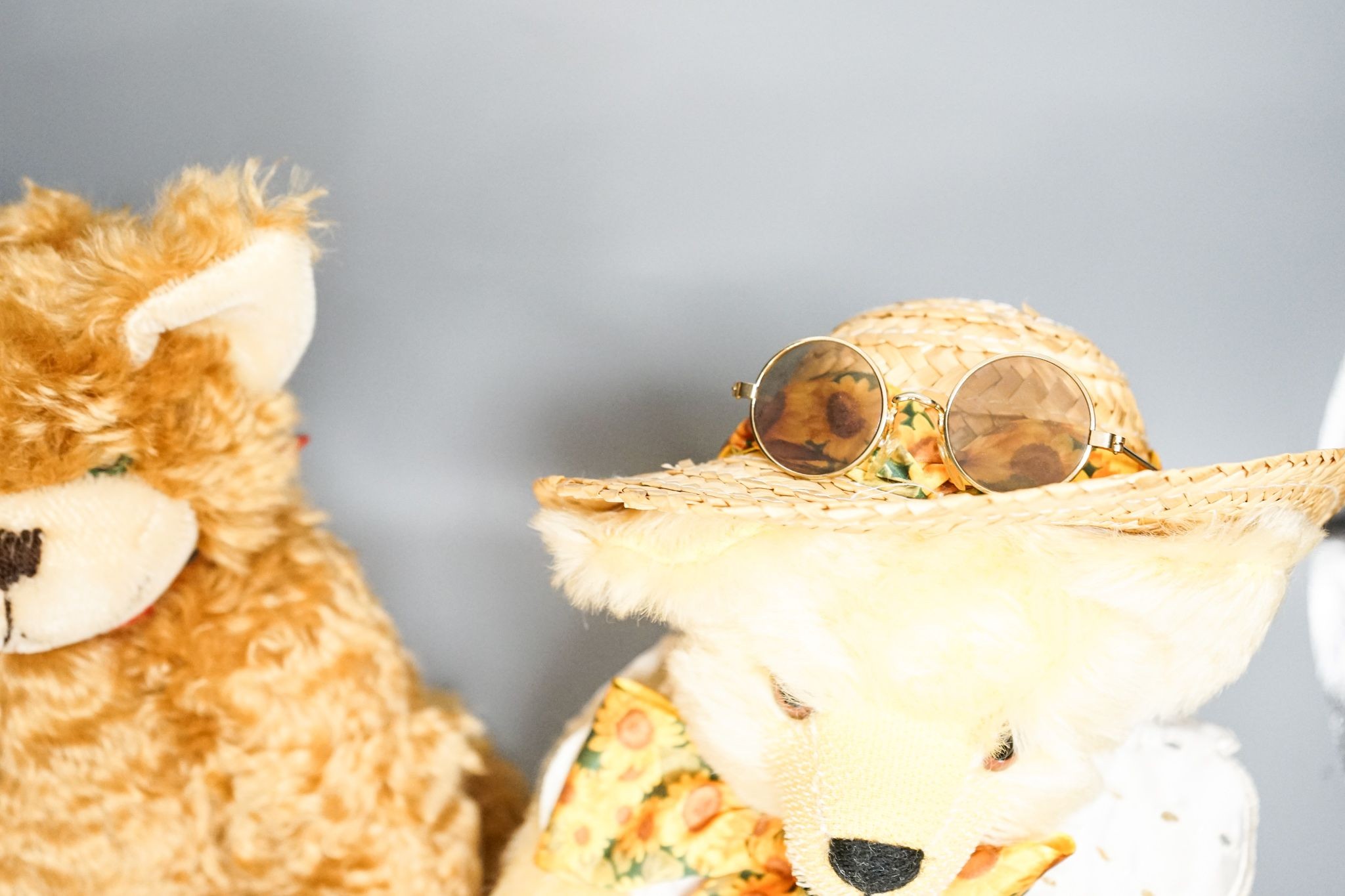 A Herman Schnurr Cat and Herman Limited edition Sunshine Bear both with certificates